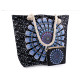 Summer / beach bag mandala 39x50 cm with cosmetic bag - Black (1 Piece) Summer / beach bag mandala 39x50 cm with cosmetic bag - Black (1 Piece)