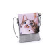 Small crossbody bag cat, flower, unicorn, deer, horse 15.5x21 cm - Red (1 Piece)