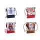 Small crossbody bag cat, flower, unicorn, deer, horse 15.5x21 cm - Red (1 Piece)