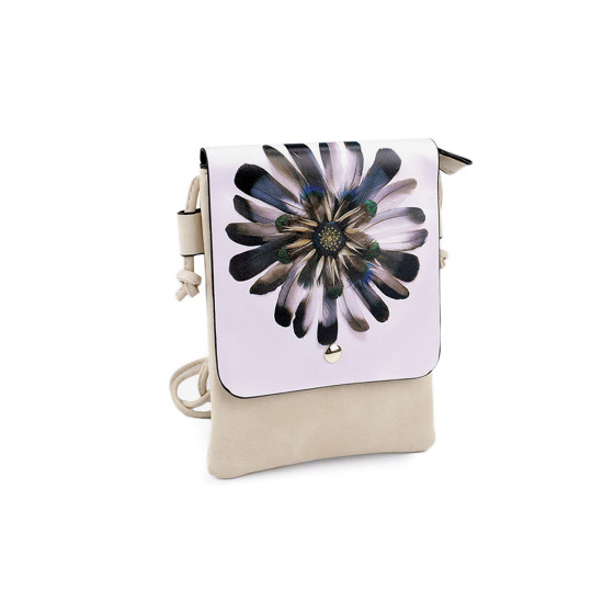 Small crossbody bag cat, flower, unicorn, deer, horse 15.5x21 cm - Red (1 Piece)
