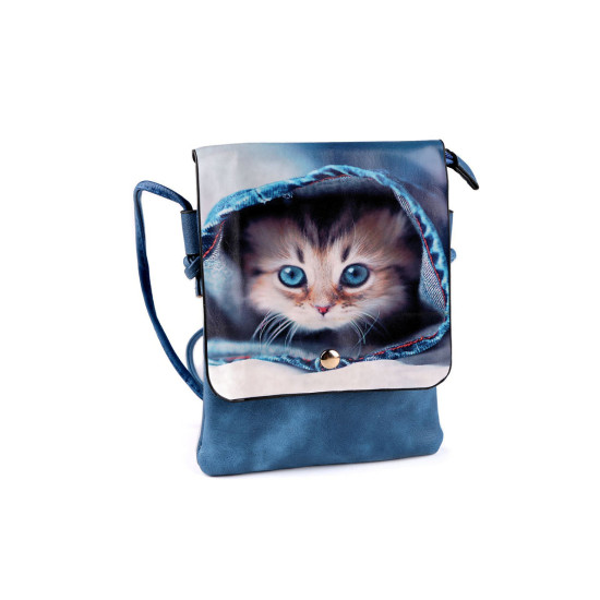Small crossbody bag cat, flower, unicorn, deer, horse 15.5x21 cm - Red (1 Piece)
