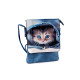 Small crossbody bag cat, flower, unicorn, deer, horse 15.5x21 cm - Red (1 Piece)