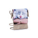 Small crossbody bag cat, flower, unicorn, deer, horse 15.5x21 cm - Red (1 Piece)