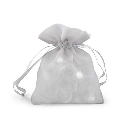 Ajándék zsákocska 8x10,5 cm organza shine - Piros (10 Darabok) Ajándék zsákocska 8x10,5 cm organza shine - Piros (10 Darabok)