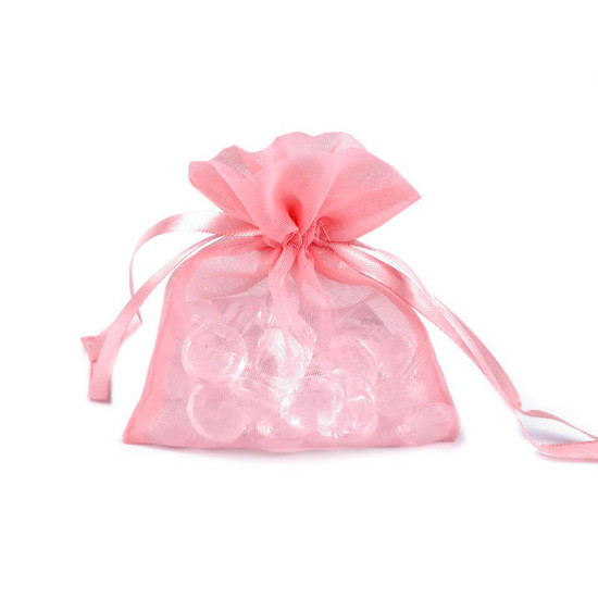 Ajándék zsákocska 8x10,5 cm organza shine - Piros (10 Darabok) Ajándék zsákocska 8x10,5 cm organza shine - Piros (10 Darabok)