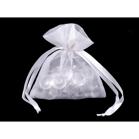 Ajándék zsákocska 8x10,5 cm organza shine - Piros (10 Darabok) Ajándék zsákocska 8x10,5 cm organza shine - Piros (10 Darabok)