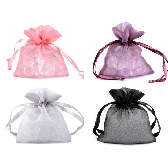 Ajándék zsákocska 10x12,5 cm organza shine 10x12,5 cm - Lila (10 Darabok) Ajándék zsákocska 10x12,5 cm organza shine 10x12,5 cm - Lila (10 Darabok)