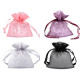 Ajándék zsákocska 10x12,5 cm organza shine 10x12,5 cm - Lila (10 Darabok) Ajándék zsákocska 10x12,5 cm organza shine 10x12,5 cm - Lila (10 Darabok)
