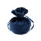 Borsa regalo / sacchetto in velluto, dimensioni: 14 x 16 cm - Blu scuro (1 Pezzo)
