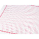 Batic bumbac, imprimeu floral, 70x70 cm - Alb (1 Bucată)