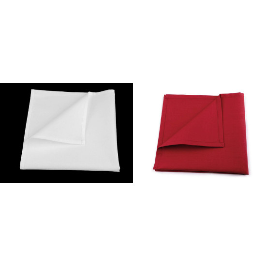 Baumwollserviette 45x45 cm - Grau (2 Stücke)