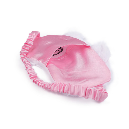 Antifaz de felpa para dormir - Blanco (12 Piezas) Antifaz de felpa para dormir - Blanco (12 Piezas)