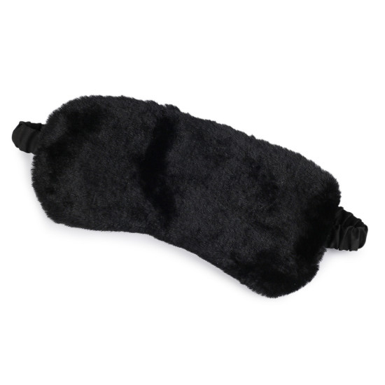 Antifaz de felpa para dormir de felpa - Negro (1 Pieza) Antifaz de felpa para dormir de felpa - Negro (1 Pieza)