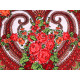 Batic / eşarfă satinată cu motiv floral, 105x105 cm - Alb (1 Bucată) Batic / eşarfă satinată cu motiv floral, 105x105 cm - Alb (1 Bucată)