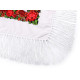 Batic / eşarfă satinată cu motiv floral, 105x105 cm - Alb (1 Bucată) Batic / eşarfă satinată cu motiv floral, 105x105 cm - Alb (1 Bucată)