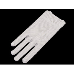 Rękawiczki siatkowe / kabaretki - White (1 Para)