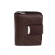 Ladies leather wallet - Red-brown (1 Piece) Ladies leather wallet - Red-brown (1 Piece)