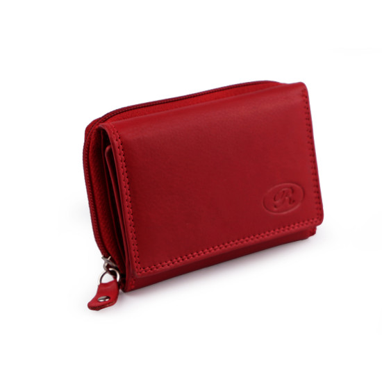 Damen geldbörse aus leder - Rot (1 Stück) Damen geldbörse aus leder - Rot (1 Stück)