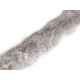 Bordure décorative en fourrure, à coudre, plate, coupée, largeur 5 cm - Crème clair (1 Pièce) Bordure décorative en fourrure, à coudre, plate, coupée, largeur 5 cm - Crème clair (1 Pièce)