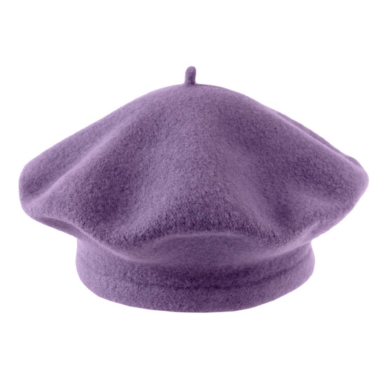 Beret damski / dziewczęcy tonak 100 % wełna - Jasnybeżowy (4 Sztuki) Beret damski / dziewczęcy tonak 100 % wełna - Jasnybeżowy (4 Sztuki)