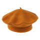 Beret damski / dziewczęcy tonak 100 % wełna - Jasnybeżowy (4 Sztuki) Beret damski / dziewczęcy tonak 100 % wełna - Jasnybeżowy (4 Sztuki)