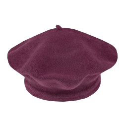 Beret damski / dziewczęcy tonak 100 % wełna - Lila (1 Sztuka)
