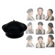 Beret damski / dziewczęcy tonak 100 % wełna - Jasnybeżowy (4 Sztuki) Beret damski / dziewczęcy tonak 100 % wełna - Jasnybeżowy (4 Sztuki)