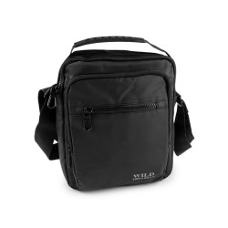 Borsa a tracolla, da uomo, dimensioni: 20 x 25 cm - Nero (1 Pezzo)