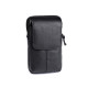 Étui en cuir pour homme/sacoche de ceinture pour téléphone portable, 10,5 x 17 cm - Noir (2 Pièces) Étui en cuir pour homme/sacoche de ceinture pour téléphone portable, 10,5 x 17 cm - Noir (2 Pièces)