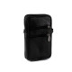 Étui en cuir pour homme/sacoche de ceinture pour téléphone portable, 10,5 x 17 cm - Noir (2 Pièces) Étui en cuir pour homme/sacoche de ceinture pour téléphone portable, 10,5 x 17 cm - Noir (2 Pièces)