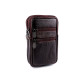 Étui en cuir pour homme/sacoche de ceinture pour téléphone portable, 10,5 x 17 cm - Noir (2 Pièces) Étui en cuir pour homme/sacoche de ceinture pour téléphone portable, 10,5 x 17 cm - Noir (2 Pièces)