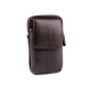 Étui en cuir pour homme/sacoche de ceinture pour téléphone portable, 10,5 x 17 cm - Noir (2 Pièces) Étui en cuir pour homme/sacoche de ceinture pour téléphone portable, 10,5 x 17 cm - Noir (2 Pièces)