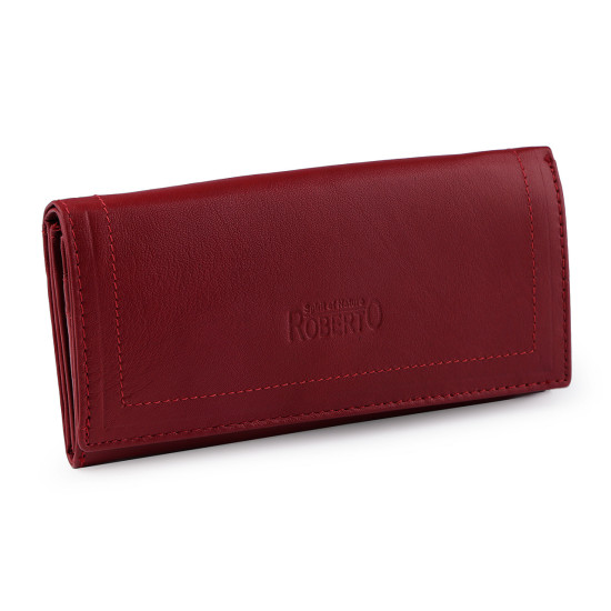 Damen geldbörse aus leder - Rot (3 Stücke) Damen geldbörse aus leder - Rot (3 Stücke)