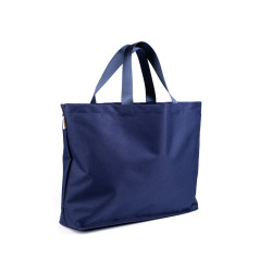 Firm shopping tote bag - Blue dark (1 Piece)