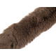 Bordure décorative en fourrure, à coudre, plate, coupée, largeur 5 cm - Noir (1 Pièce) Bordure décorative en fourrure, à coudre, plate, coupée, largeur 5 cm - Noir (1 Pièce)