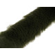 Bordure décorative en fourrure, à coudre, plate, coupée, largeur 5 cm - Noir (1 Pièce) Bordure décorative en fourrure, à coudre, plate, coupée, largeur 5 cm - Noir (1 Pièce)