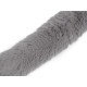 Bordure décorative en fourrure, à coudre, plate, coupée, largeur 5 cm - Noir (1 Pièce) Bordure décorative en fourrure, à coudre, plate, coupée, largeur 5 cm - Noir (1 Pièce)