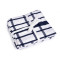 Checkered cotton kitchen towel 50x70 cm, egyptian cotton - Blue dark (12 Pieces)
