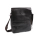 Borsa a tracolla da uomo, dimensioni: 24 x 27 cm - Nero (3 Pezzi) Borsa a tracolla da uomo, dimensioni: 24 x 27 cm - Nero (3 Pezzi)