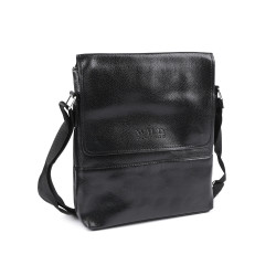 Borsa a tracolla da uomo, dimensioni: 24 x 27 cm - Nero (1 Pezzo)