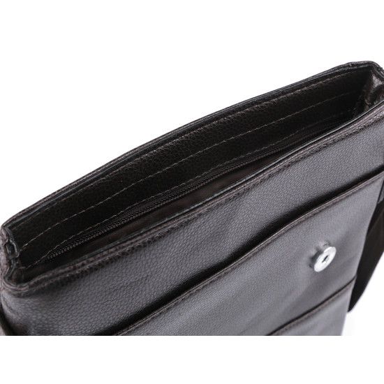 Borsa a tracolla da uomo, dimensioni: 24 x 27 cm - Nero (3 Pezzi) Borsa a tracolla da uomo, dimensioni: 24 x 27 cm - Nero (3 Pezzi)