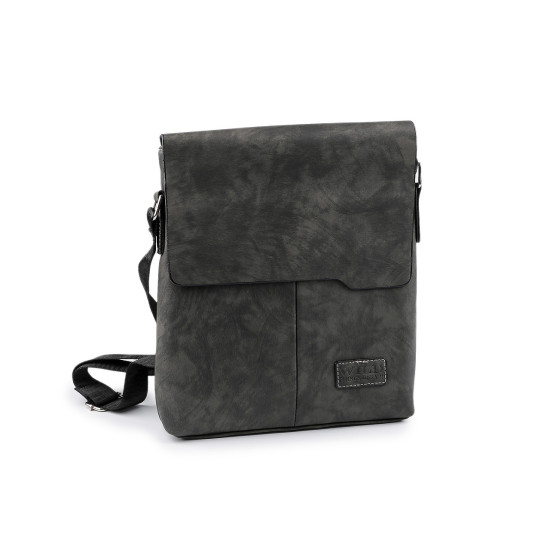 Crossbody táska uni 25x28 cm - Szürke (1 Darab)