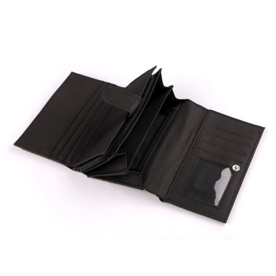 Dámska peňaženka 10x15 cm - Čierna (1 Kus) Dámska peňaženka 10x15 cm - Čierna (1 Kus)