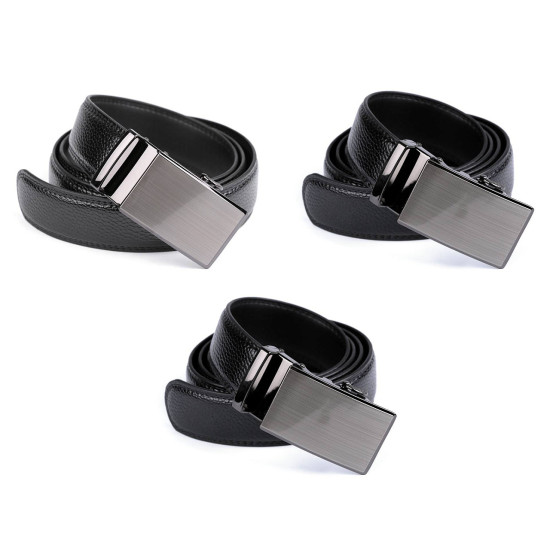 Herrengürtel breite 3,5 cm - Schwarz (1 Stück) Herrengürtel breite 3,5 cm - Schwarz (1 Stück)