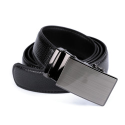 Herrengürtel breite 3,5 cm - Schwarz (1 Stück)