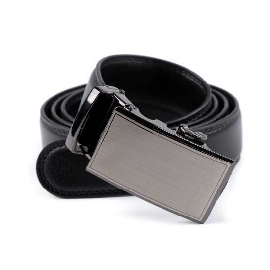 Herrengürtel breite 3,5 cm - Schwarz (1 Stück) Herrengürtel breite 3,5 cm - Schwarz (1 Stück)