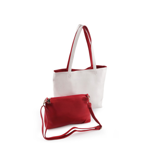 Double-sided handbag 2in1 40x29 cm - Azure blue (1 Piece) Double-sided handbag 2in1 40x29 cm - Azure blue (1 Piece)