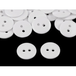 Clear duvet cover buttons size 24' and 28' washing up to 95°c - White (1000 Pieces)