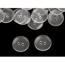 Clear duvet cover buttons size 24' and 28' washing up to 95°c - Transparent (1000 Pieces)