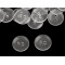 Clear duvet cover buttons size 24' and 28' washing up to 95°c - Transparent (1000 Pieces)
